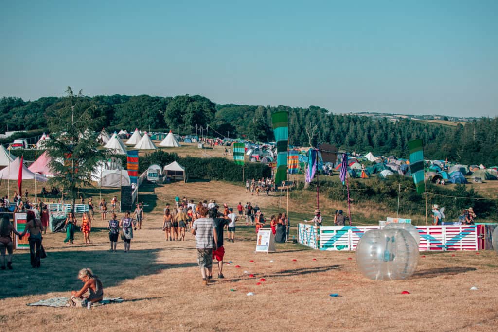 Wonder Fields Festival camping area