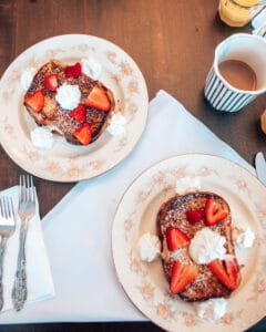 Beacon bed and breakfast, french toast