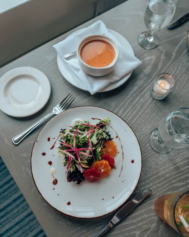 soup and salad