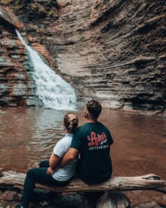 Grimes Glen Waterfall in the Finger Lakes