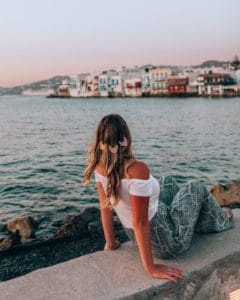 Santorini from Mykonos