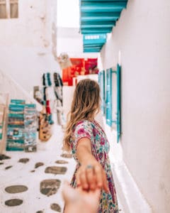 streets of Mykonos