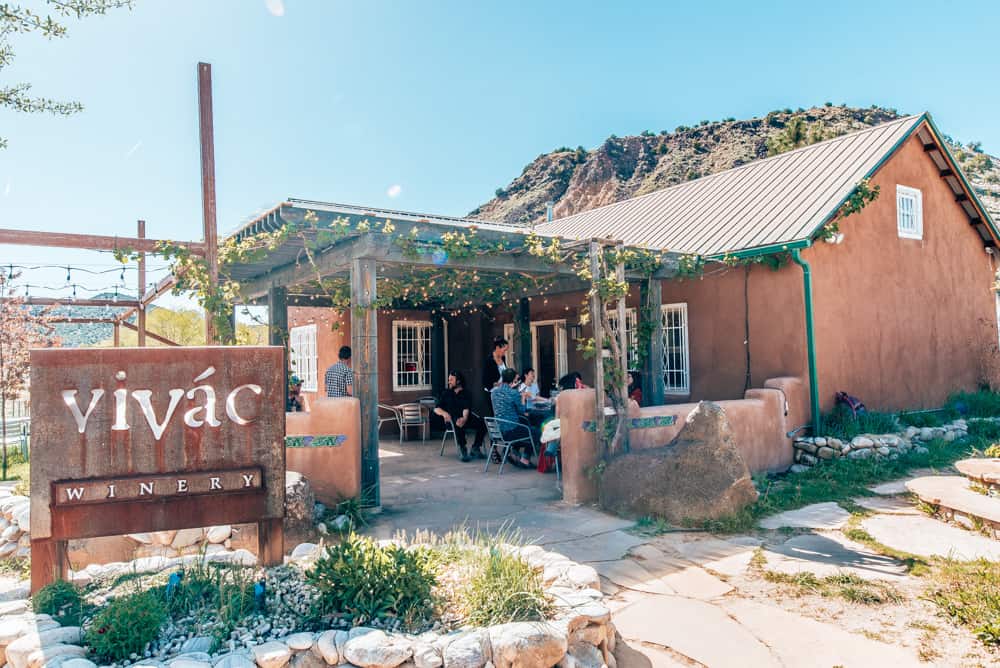 people sitting outside at vivac winery