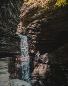 Waterfall Watkins Glen State Park